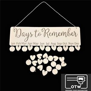 Days To Remember Wall Hanging