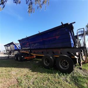2020 - PRBB 45 Cube Superlink Side Tipper Trailer now on sale - MINOR TOUCH UPS - Make an offer now