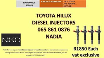 TOYOTA HILUX DIESEL INJECTORS FOR SALE