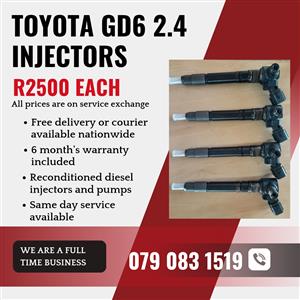TOYOTA GD6 2.4 INJECTORS FOR SALE WITH WARRANTY 