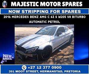 2016 Mercedes Benz AMG C63S W205 V8 Biturbo Automatic Petrol stripping spares