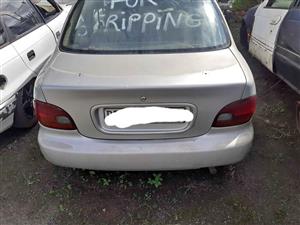 Hyundai accent 1997 rear bumper