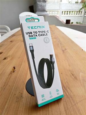 Tecnix USB to Type-C Data Cable (Brand New)