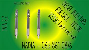 TATA 2,2 BEST QUALITY RECONDITIONED DIESEL INJECTORS FOR SALE