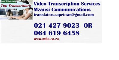 Best Video Transcription Services Cape Town
