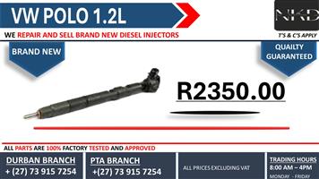 Vw Polo 1.2L Diesel Injectors 