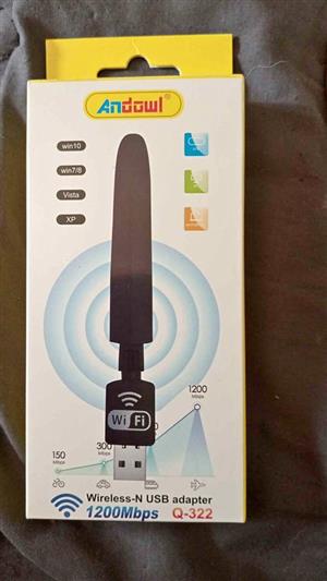 Andowl 1200mhz wireless usb dongle windos 10
