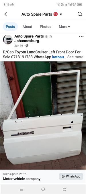 Toyota Land Cruiser Bakkie 79 Series Doors Double Cub Bonnet Side Steps For Sale