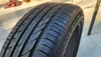 Almost new Tyre for sale - 225/55/R19