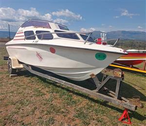 Boat and Boat trailer
