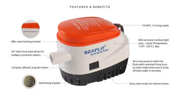 Seaflo Automatic Bilge Pump 600GPH