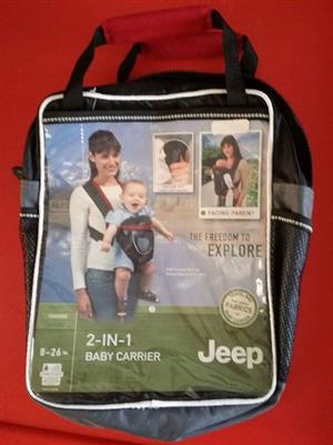 jeep 2 in 1 baby carrier