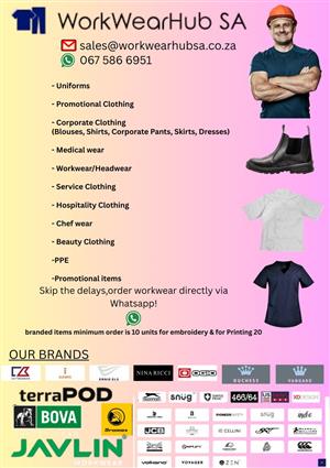 Workwear/PPE Supplies