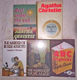 Agatha Christie Books  4 FACSIMILE EDITIONS & one  1st Edition