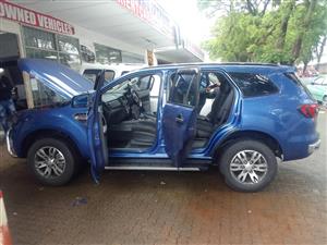 2017 FORD EVEREST 2.2 AUTOMATIC,  BLUE , FULL SERVICE HISTORY, SPARE KEY, REVERSE CAMERA  
