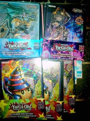 7x Yu-gi-Oh Portfolios (new, sealed)