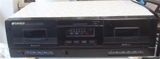 Sansui D-X310W Twin Cassette Tape Deck