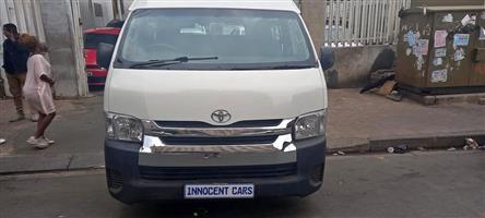 2015 TOYOTA QUANTUM 2.4 DIESEL ENGINE, MANUAL, WHITE COLOUR, MILEAGE 200000KM