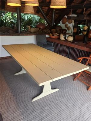 Large Wooden table.