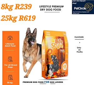 Lifestyle adult dog nutrition