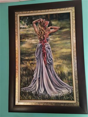 Original Artwork Jeane Marais 2015 beautiful painting and collectable