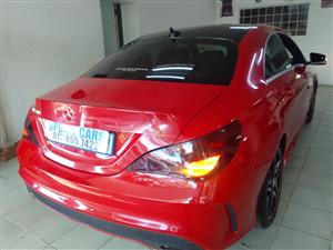 2015 MERCEDES BENZ CLA200 AMG SPORT LINE AUTOMATIC  MAROON COLOR  PETROL LEATHER 90.000KM 
