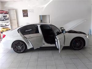 2015 BMW 320i Auto white colour Full Service History  Sunroof Leather Seat PDC Sensor  123000km