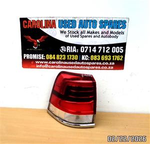 Toyota Land Cruiser LC200 left side taillight with chrome trimming
