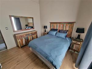 BEAUTIFUL RECLAIMED TIMBER QUEEN BEDROOM SUITE – ONE-OF-A-KIND RUSTIC DESIGN