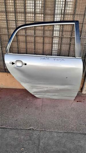 Toyota runx back door