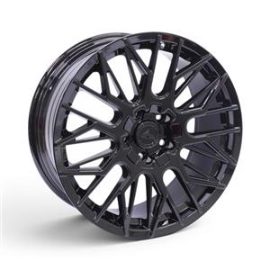 18″ YF0455 5×114 Gloss Black Alloy Wheels