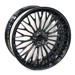 24″ SKAR SKF-04 5/130 Gloss Black Forged Alloy Wheels