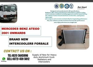 MERCEDES BENZ ATEGO 2000 ONWARDS BRAND NEW INTERCOOLERS FOR SALE 