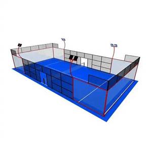 Paddle tennis court