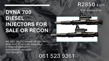 DYNA 700 DIESEL INJECTORS FOR SLE WITH TEST REPORTS 
