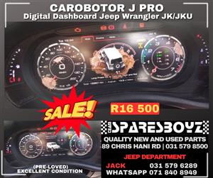 Jeep Wrangler CAROBOTOR J Pro Digital Dashboard JK / JKU