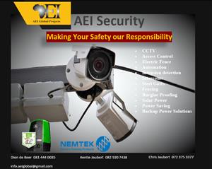 Security systems and backup power installations and maintenance