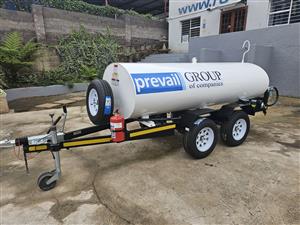 2500L Mild Steel Fuel mobile tank trailer 