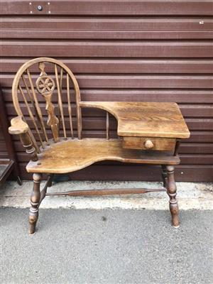 Vintage Wooden Telephone Table For Sale Junk Mail