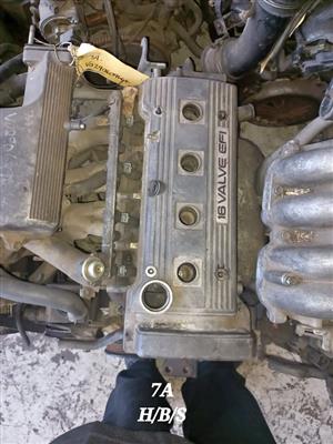 TOYOTA 7A H/B/S ENGINE AVAILABLE 