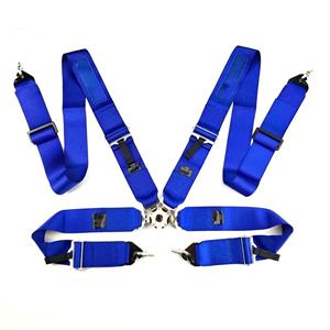 Safety Belt 3 inch 4 Point Blue