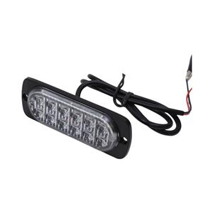 Universal Fender or Grille Mount Strobe Light - Red(11x4cm)