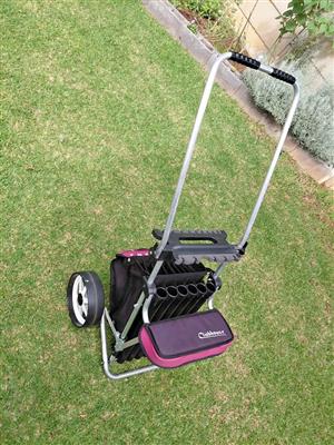 Golf trolley clubhouse