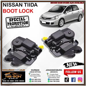 Nissan Tiida Boot Lock