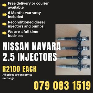 NISSAN NAVARA 2.5 INJECTORS FOR SALE WITH WARRANTY INCLUDED 