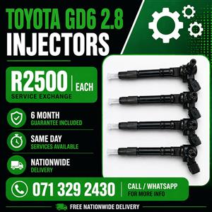 TOYOTA GD6 2.8 INJECTORS FOR SALE WITH WARRANTY INCLUDED 