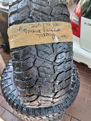 4x 16 Bakkie/ Cruiser Patriot Rugged