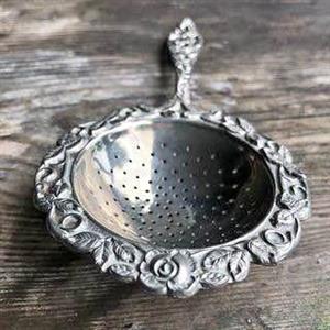 Vintage Silver Plated Tea Strainer 