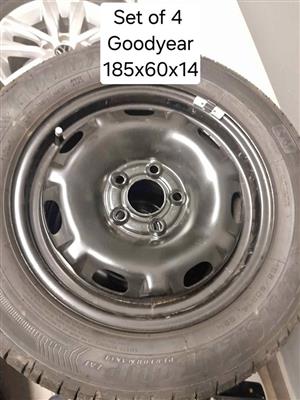 Polo vivo new steel rims and tyres