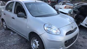 Nissan micra 1.2 lt 2013 Stripping for spares